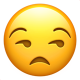 Emoji scontento