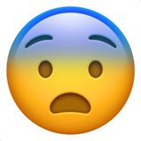 Emoji spaventato