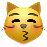 Gatto bacio Emoji
