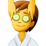 Persona che riceve un massaggio - Facebook