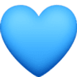 Cuore blu - Facebook