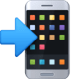 Telefono cellulare con freccia - Facebook