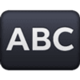 Pulsante con lettere latine maiuscole - Facebook