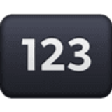 Pulsante con numeri - Facebook