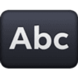 Pulsante con lettere latine - Facebook