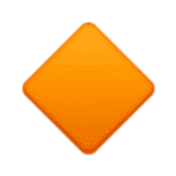 Rombo arancione piccolo - Facebook
