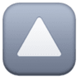 Pulsante a triangolo rivolto verso l’alto - Facebook