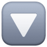 Pulsante a triangolo rivolto verso il basso - Facebook