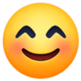 Faccina con occhi sorridenti - Facebook