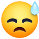 Faccina abbattuta sudata - Facebook