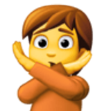 Persona che fa segno di no - Facebook