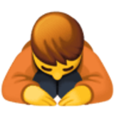 Persona che fa un inchino profondo - Facebook