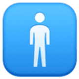 Simbolo del bagno degli uomini - Facebook