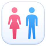 Simbolo dei servizi igienici - Facebook