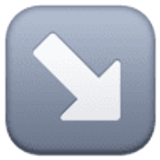 Freccia in basso a destra - Facebook