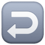 Freccia curva a sinistra - Facebook