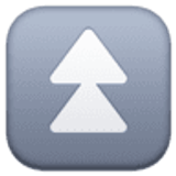 Pulsante doppia freccia in alto - Facebook