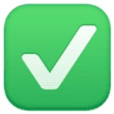 Pulsante segno di spunta - Facebook