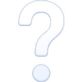 Punto interrogativo bianco - Facebook
