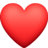 Cuore rosso - Facebook