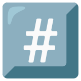 Tasto: # - Noto Color Emoji