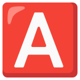 Gruppo sanguigno A - Noto Color Emoji