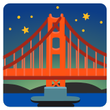 Ponte di notte - Noto Color Emoji