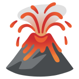 Vulcano - Noto Color Emoji