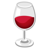 Bicchiere di vino - Noto Color Emoji