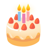 Torta di compleanno - Noto Color Emoji