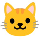 Muso di gatto - Noto Color Emoji