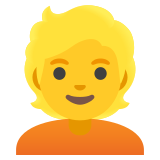 Persona bionda - Noto Color Emoji