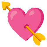 Cuore con freccia - Noto Color Emoji