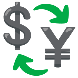 Cambio valuta - Noto Color Emoji