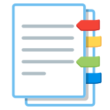 Etichette segnalibro - Noto Color Emoji