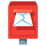 Cassetta delle lettere - Noto Color Emoji