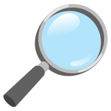 Lente di ingrandimento rivolta a destra - Noto Color Emoji