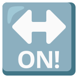 Freccia ON - Noto Color Emoji