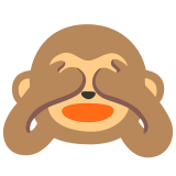 Non vedo - Noto Color Emoji