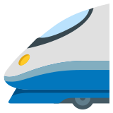Treno alta velocità - Noto Color Emoji