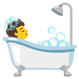 Persona che fa il bagno - Noto Color Emoji