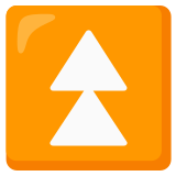 Pulsante doppia freccia in alto - Noto Color Emoji