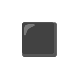 Quadrato nero medio-piccolo - Noto Color Emoji