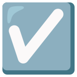 Riquadro con spunta - Noto Color Emoji