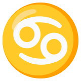 Segno zodiacale del Cancro - Noto Color Emoji