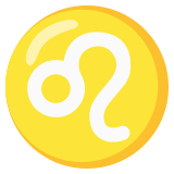 Segno zodiacale del Leone - Noto Color Emoji