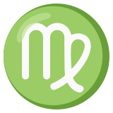 Segno zodiacale della Vergine - Noto Color Emoji