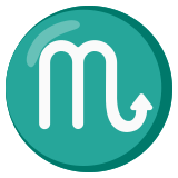 Segno zodiacale dello Scorpione - Noto Color Emoji