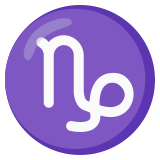 Segno zodiacale del Capricorno - Noto Color Emoji