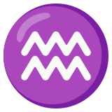 Segno zodiacale dell’Acquario - Noto Color Emoji